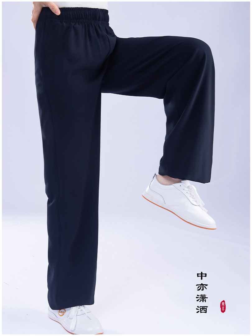 yiuds 陈英太极裤子春夏秋季男女太极服武术表演练功太极拳晨练灯笼裤