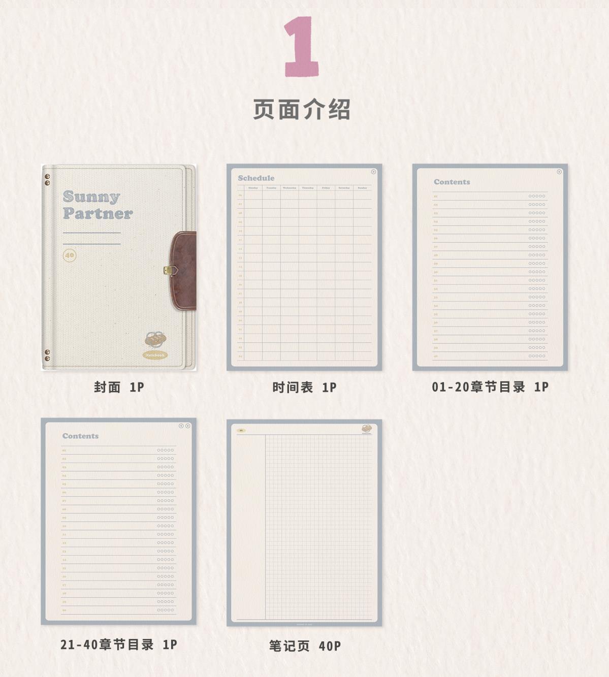 ipad笔记模板4本套组康奈尔笔记本电子手帐goodnotes/notability 元气