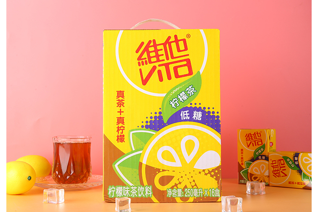 维他柠檬茶柠檬味茶饮料果味茶沃尔玛250ml16