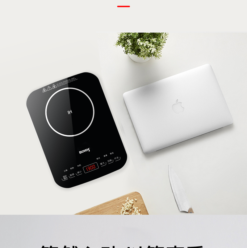 迷你小型电磁炉单人火锅微型小功率便携式宿舍家用 迷你红色裸机(电磁