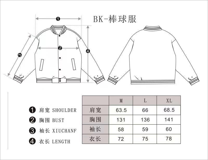 星宿摇春季美式星星印花棒球服外套男女高街vibe风宽松百搭潮黑色夹克