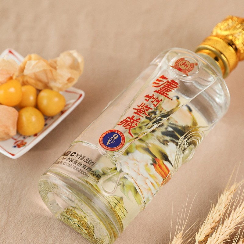 泸州老窖股份出品泸州鉴藏9v52度白酒婚宴送礼宴请500ml6瓶整箱装