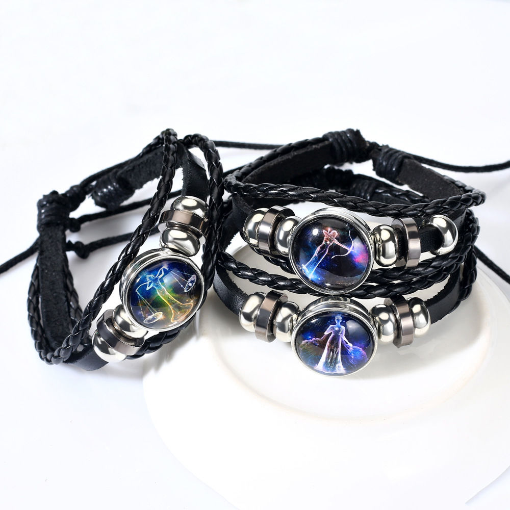 星座手链男士女士首饰手绳潮人夜光个性手串情侣手链生日礼物 射手座