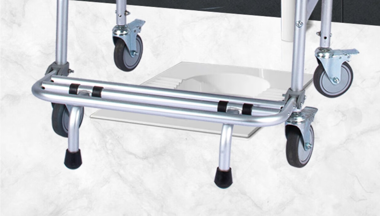 瘫痪病人老人洗澡神器移位坐式淋浴器中风偏瘫残疾人 洗澡坐便两用椅