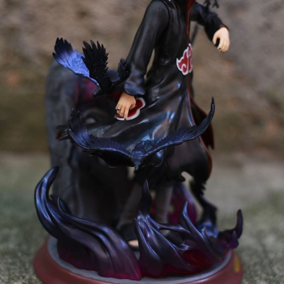 火影手办火影忍者晓组织宇智波鼬乌鸦殿堂鼬神动漫模型gk摆件雕像 超