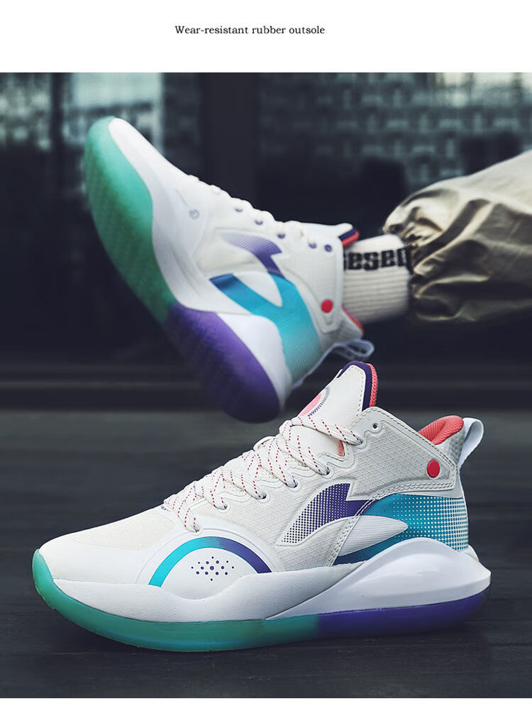 驭帅15男鞋全城9青少年学生球鞋8运动鞋驭帅15黑蓝44收藏送袜子手环