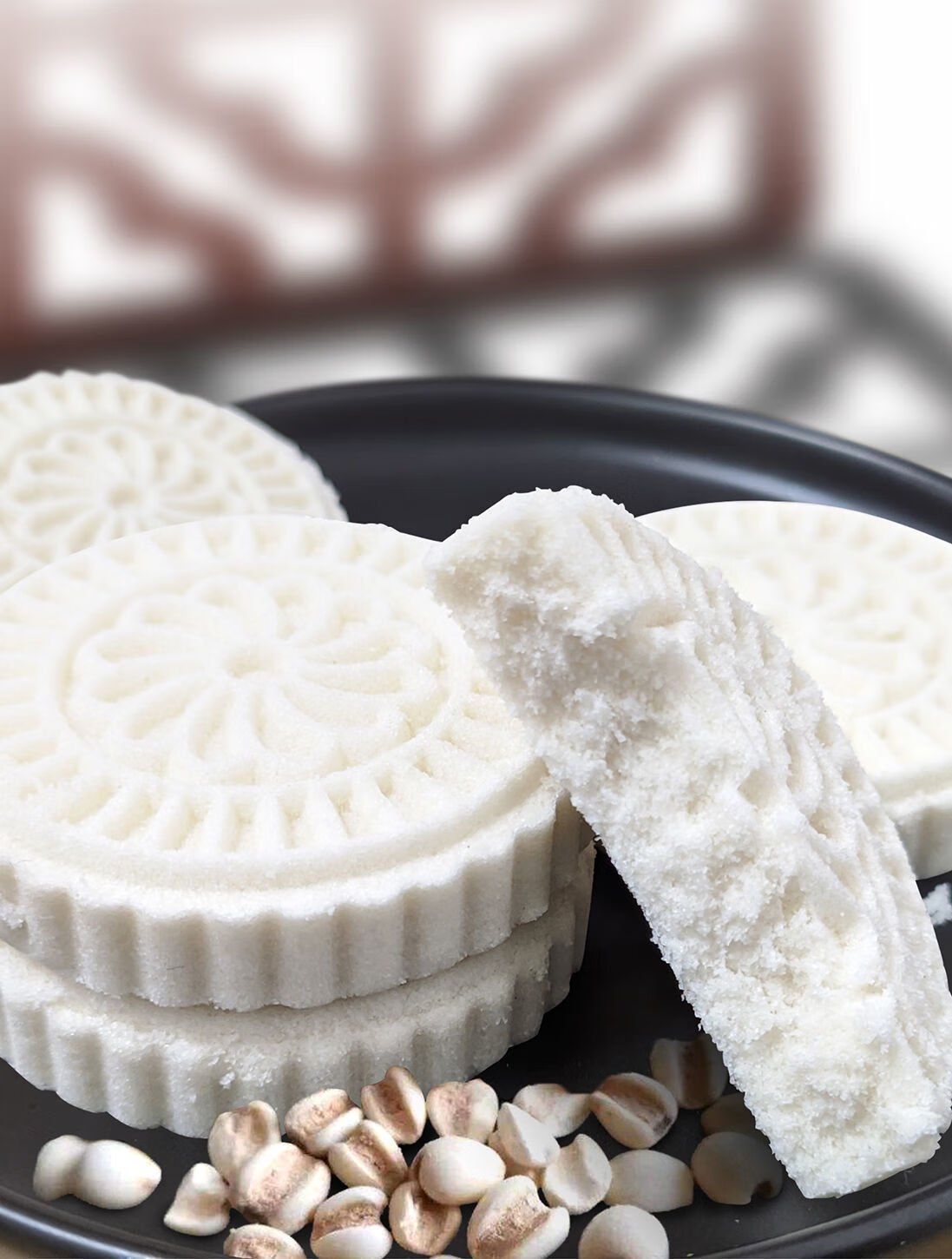 禾屹蒸米糕淮山薏米饼广式点心山药糕点粗粮早餐广东传统手工蒸糕10个