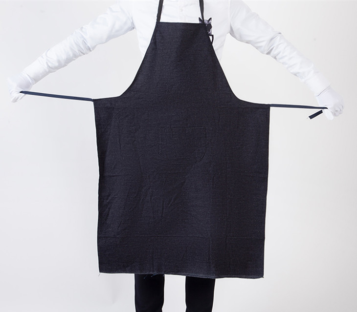 现货秒发牛仔布围裙加厚耐磨劳保电焊防污耐脏围腰居家牛仔布围裙