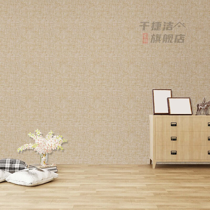 素色墙布卧室网红背景布防水吸水排湿无缝墙布亚麻纯色n样品专拍选取