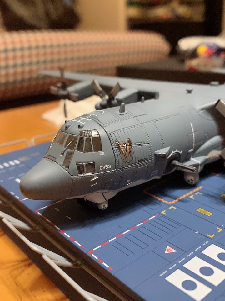 1144洛克希德ac130空中炮艇ac130u飞机模型合金摆件飞机