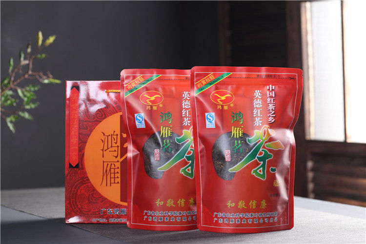 鸿雁英红九号250g袋装鸿雁英德红茶英红九号鸿雁茗茶茶科所蜜香浓香