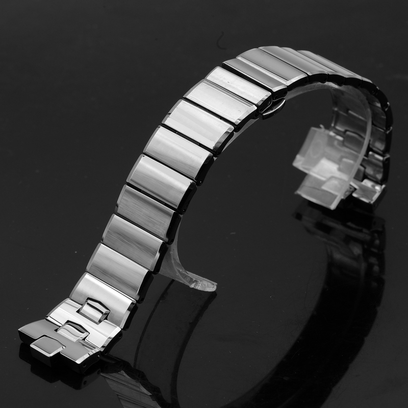 carty钨钢手表带 代用雷达钨钢表带23凸8.