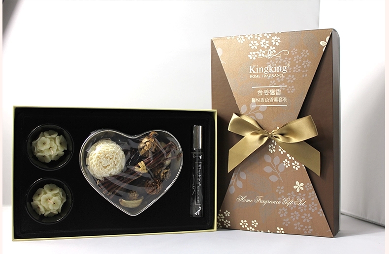 包邮 馨悦香语无火香薰精油套装 香薰干花礼盒 高档熏香创意礼品 甜莓果园-提神醒脑