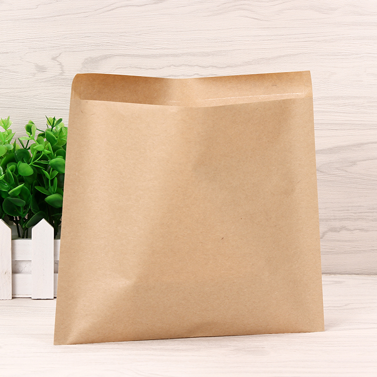 烧烤面筋烤串小吃外卖打包装 锅盔空白防油纸袋进口牛皮 20宽25高400