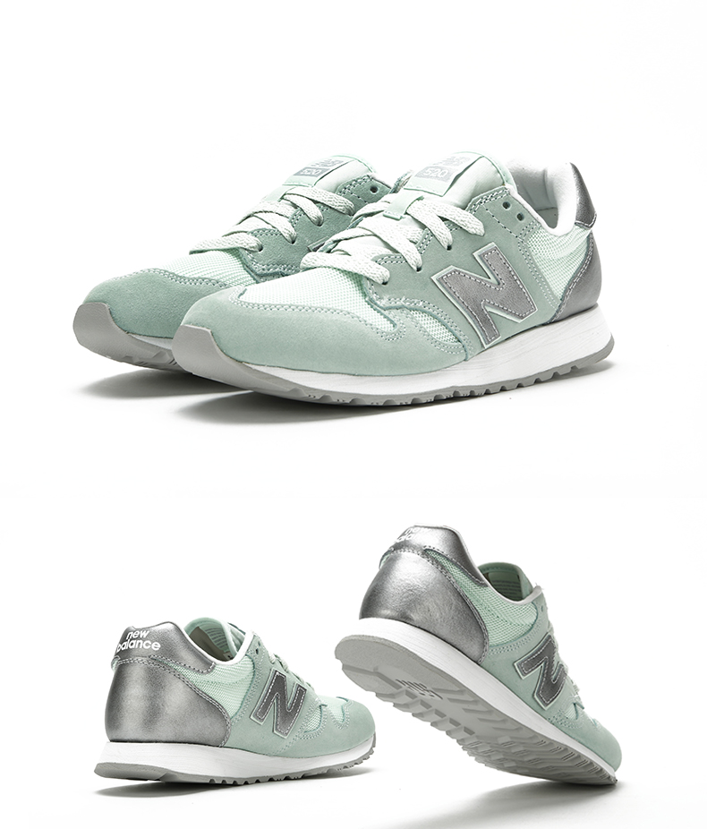 newbalancenb女鞋wl520sna复古鞋休闲运动鞋薄荷绿36