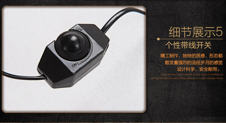 帕克丹顿  复古工业风爱迪生台灯  卧室书房酒吧咖啡厅个性创意水管铁艺台灯具