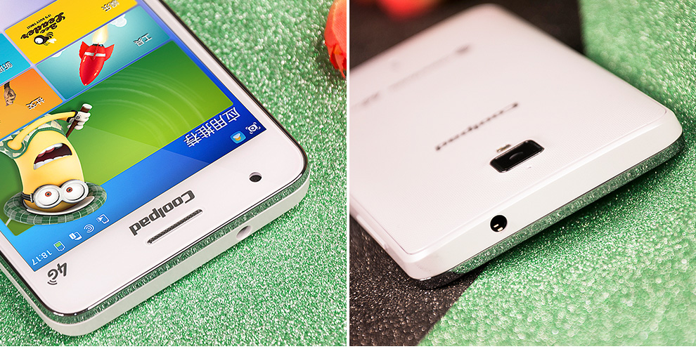 酷派 8702D  移动4G  双卡双待 智能 手机（4G ROM） 白色