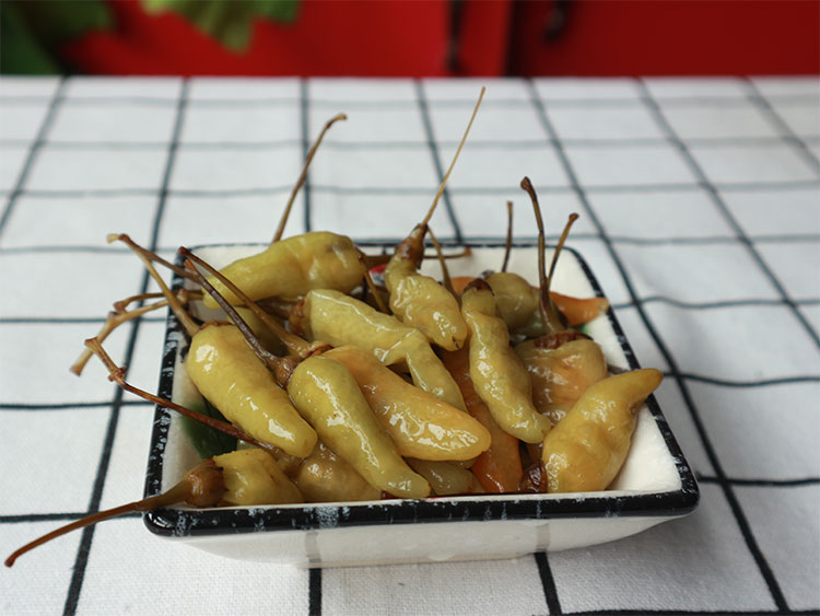 广西特产 百色靖西 靖茂野山椒酸辣泡椒 720g瓶装 泡菜泡凤爪调料