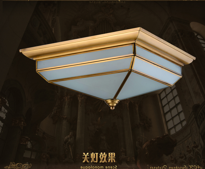 吸顶灯 led中式吸顶灯 欧式吸顶灯过道灯卧室灯走廊灯温馨灯具
