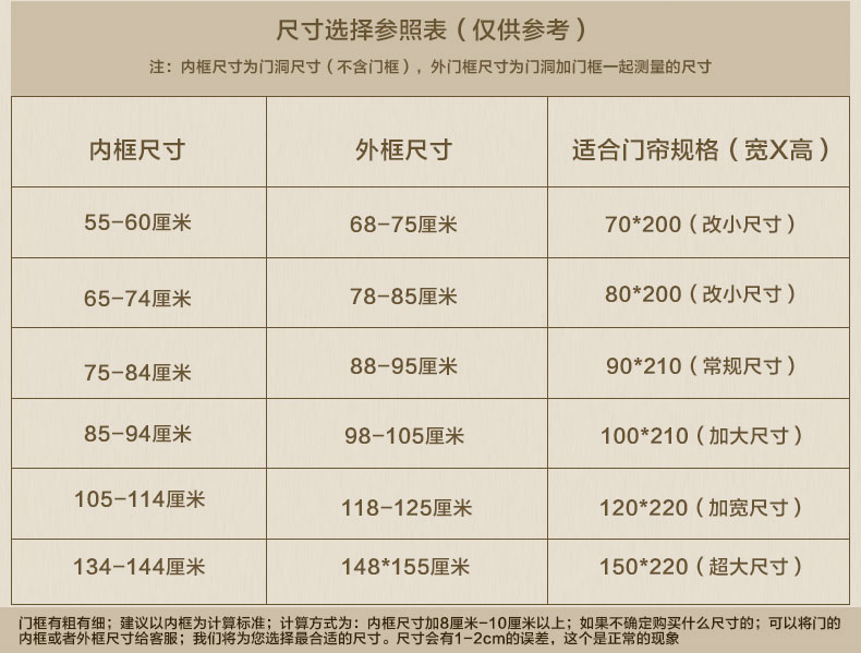 阔尚高档加密防蚊门帘免穿磁条磁性软纱门简易沙门帘夏季新款定做 咖啡 100X210CM