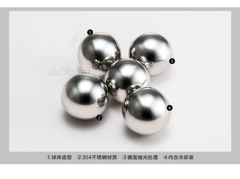 星普莱不锈钢冰块速冻冰粒冰格环保威士忌酒具伴侣Z030 钻石造型(8粒装送冰夹)