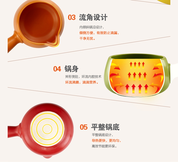 
                                        品和 砂锅陶瓷 炖锅婴儿宝宝辅食锅煮汤锅煲汤奶锅炖煲汤煮粥煲仔饭煮面锅小沙锅石锅耐热 奶锅 红色单只                