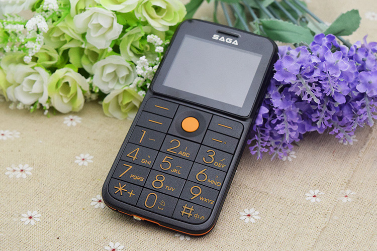 传奇(SAGA) A820 移动/联通2G老人手机 双卡双待 红