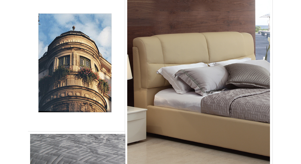 noaher诺亚 头层牛皮 软床现代双人床卧室家具1.5/1.