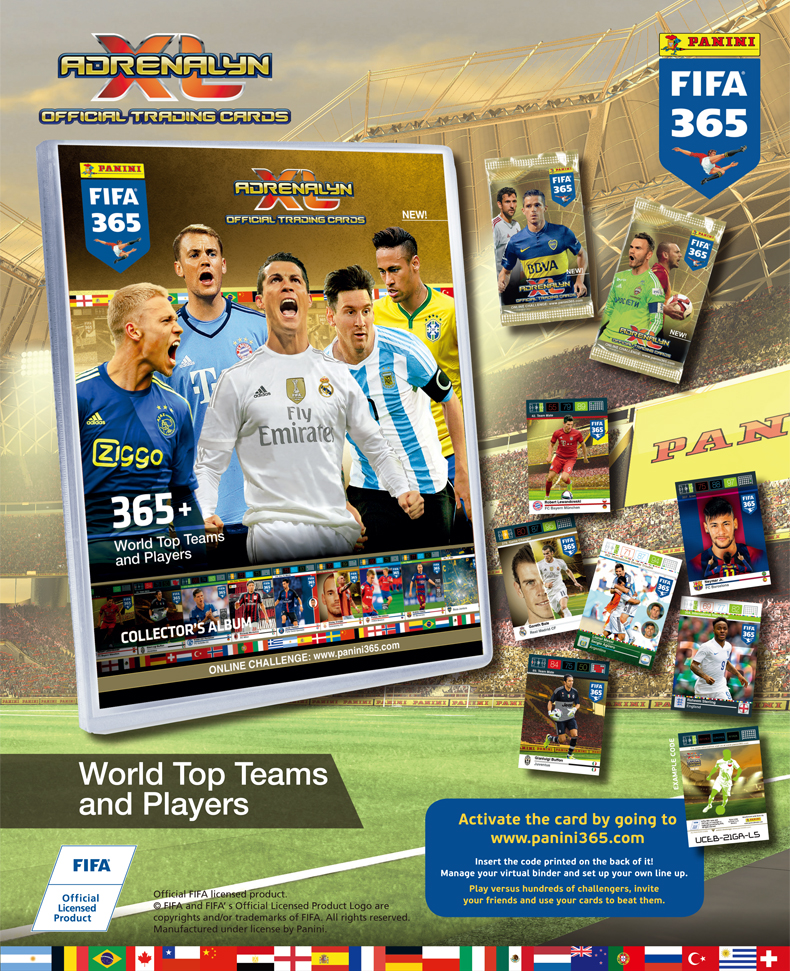 fifa365官方球星卡2015165包panini帕尼尼有机会抽国安球星卡