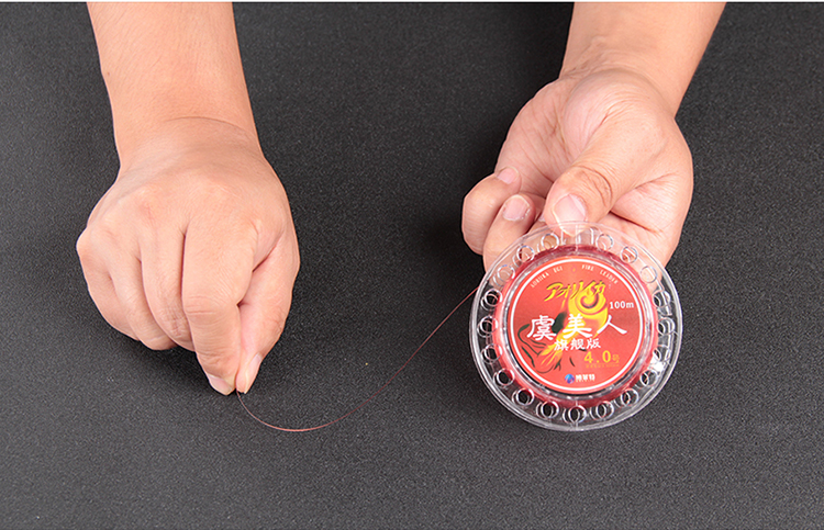 博菲特虞美人红标鱼线100米标准线径钓线原丝尼龙线主