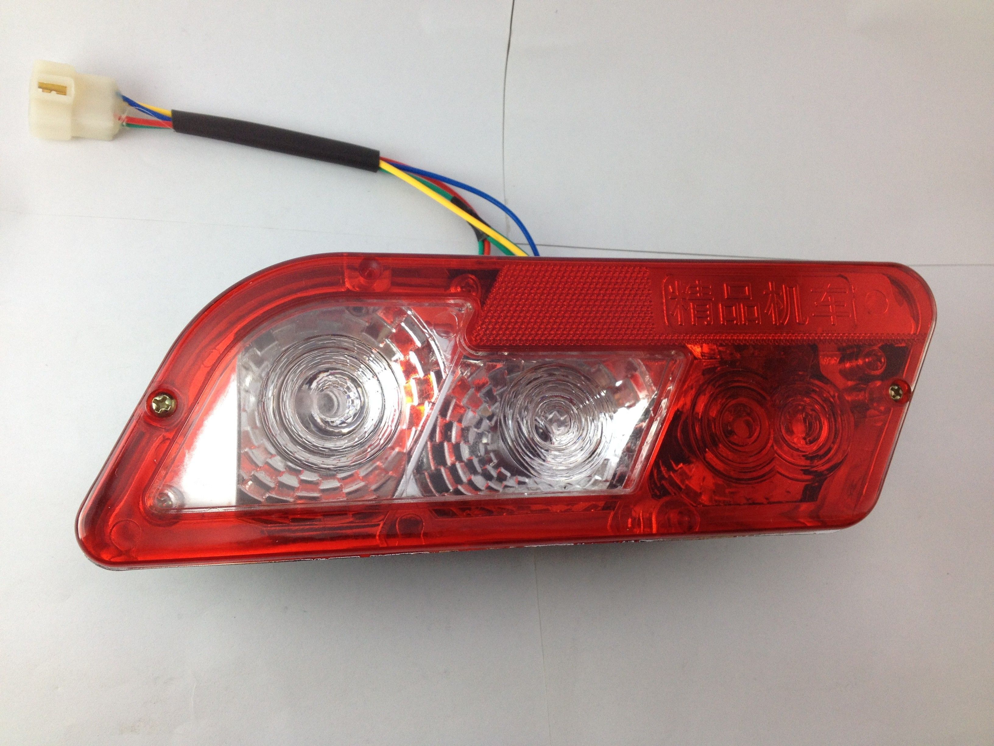 电动三轮车尾灯led菱形尾灯转向刹车行车倒车灯12v48v60v普通菱形一对