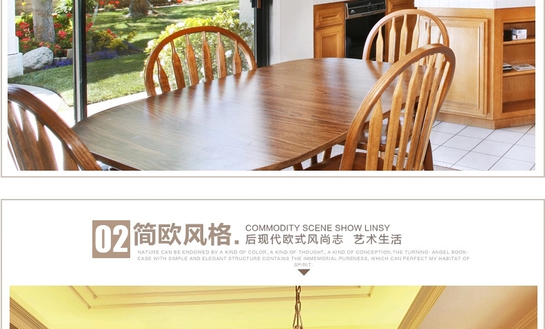 帝拿 现代全铜灯美式吊灯 欧式水晶纯铜客厅灯 简约书房吊灯灯具