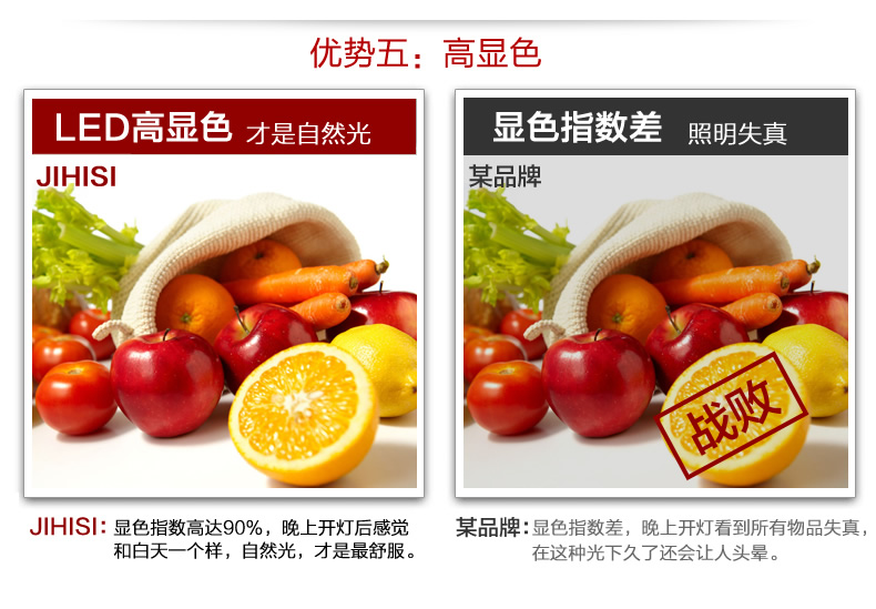 JIHISI led吸顶灯 水母简约现代卧室灯 遥控全彩灯具 开关调色温24W直径52厘米无遥控