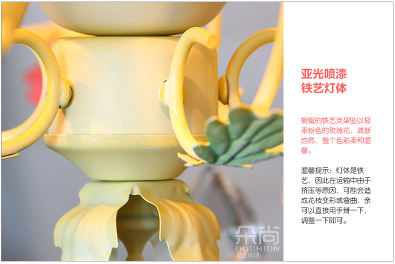 芊朵尚 田园水晶吊灯欧式客厅餐厅复式楼梯灯咖啡厅服装店衣帽间装饰灯具