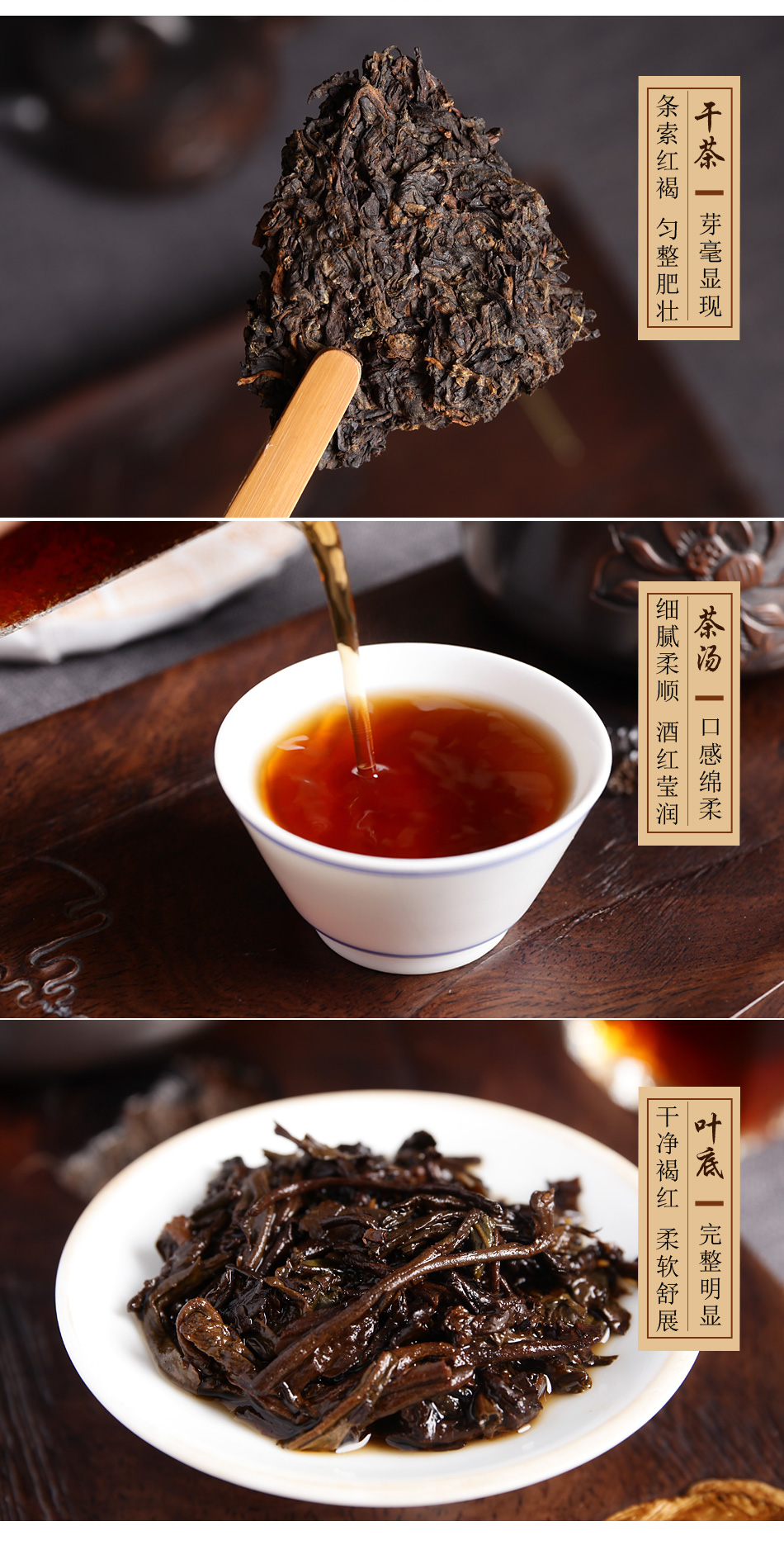 行吉茶业 普洱茶礼盒装熟茶橙印茶叶云南普洱茶熟茶普洱茶饼古树普洱