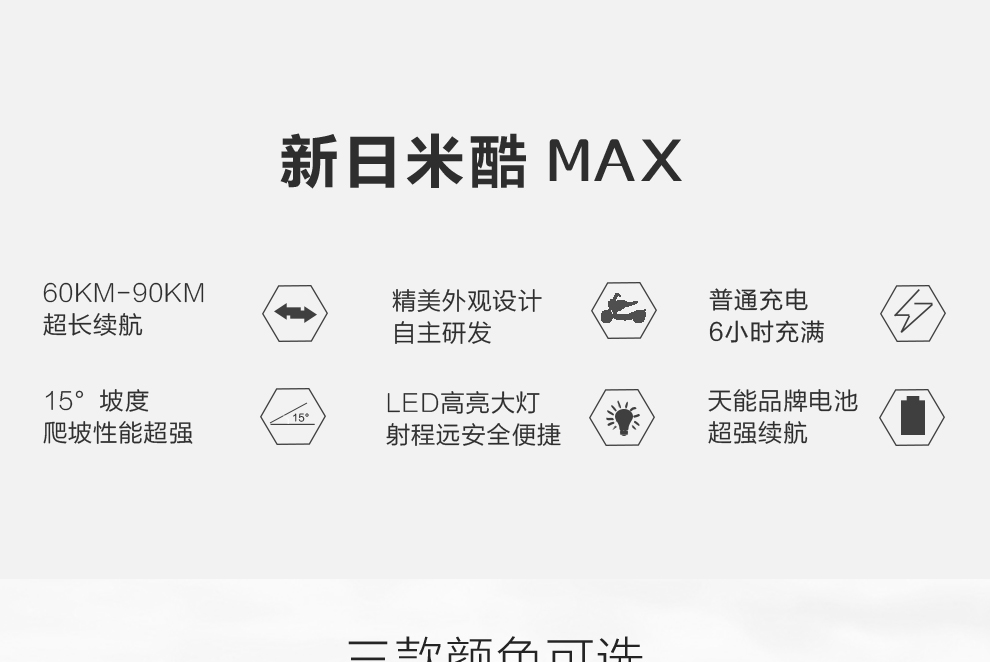 新日(sunra) 新日米酷mikumax电动车自行车男女式踏板城市摩托代步车
