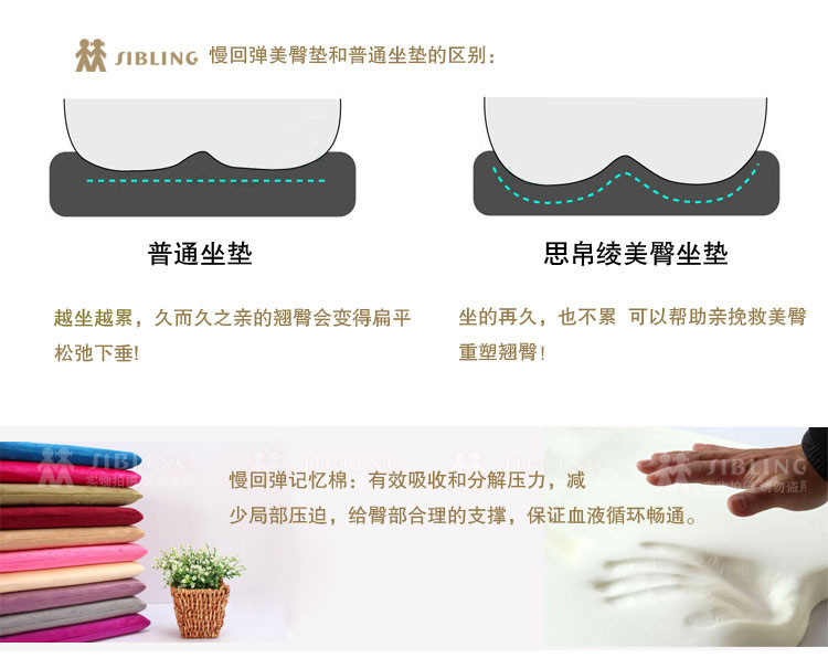 
                                                            思帛绫 办公室慢回弹记忆棉坐垫学生椅垫电脑椅子坐垫板凳餐椅垫加厚冬季 萌萌狗(卡通短绒) 40x40x5cm                