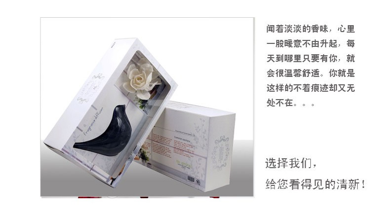 包邮爱情鸟无火香薰精油套装（进口精油不含酒精）情人节礼物生日礼物 白色-薰衣草