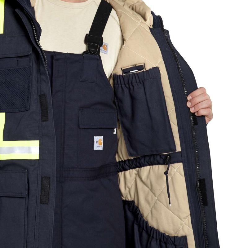 carhartt 男士冬季消防工作服保暖舒适风雪大衣100783美国直邮 dark