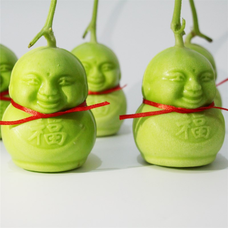酷果汇福娃人参果人形果长寿果寿星贡品节日礼物2个