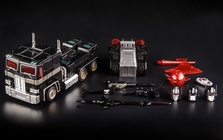 酷变宝(kubianbao) mp10v黑色版 变形玩具5 平头op擎天汽车柱模型