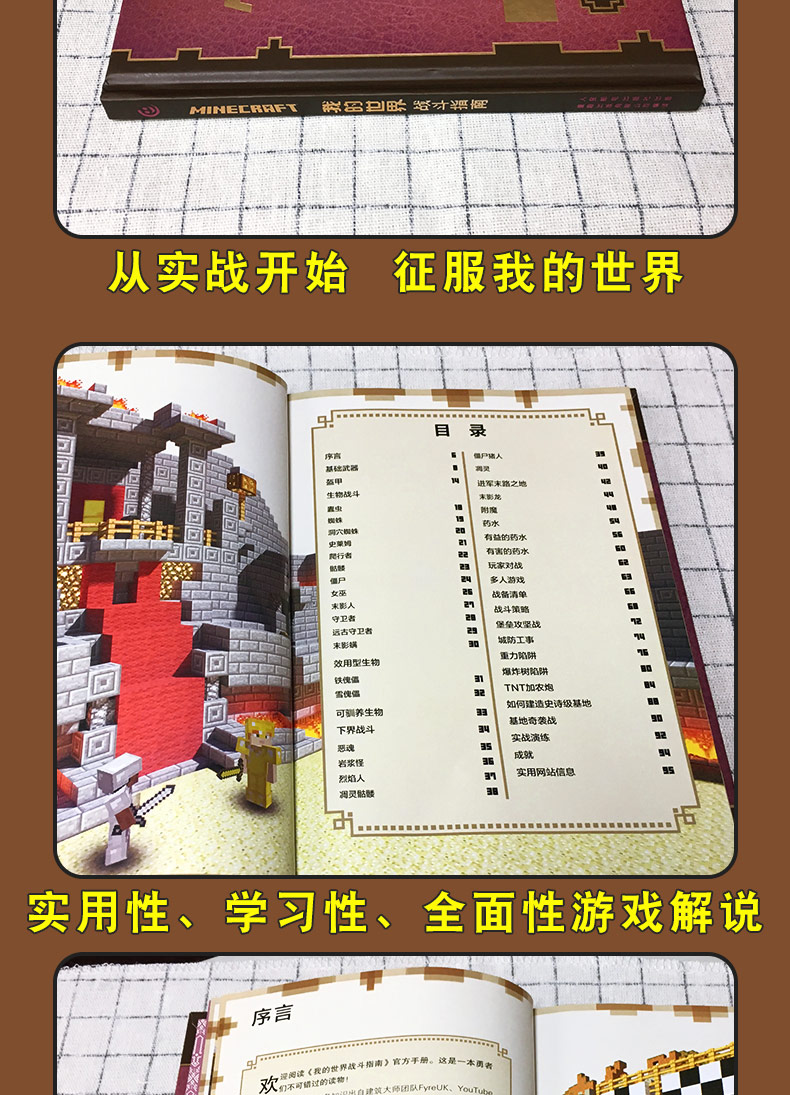 我的世界书籍minecraft游戏攻略指导书 我的世界