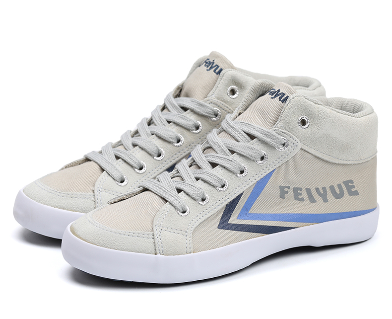 飞跃feiyue帆布鞋男鞋高帮经典款骑士鞋女鞋情侣鞋学生板鞋帆布休闲
