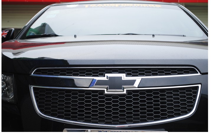 适用于 赛欧3前后车标贴15-17新款雪佛兰赛欧车标贴改装专用车贴标志