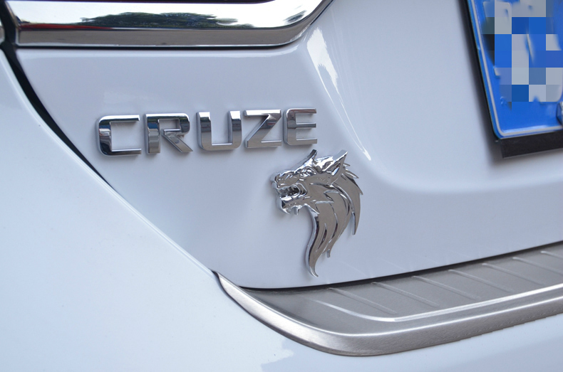 汽车金属车贴大气霸道个性装饰改装车标车贴中网标尾车身标贴 狼头贴