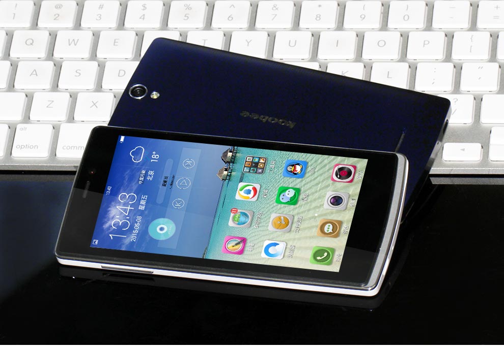 酷比(koobee)h2 移动4g智能手机 双卡双待 炫酷白