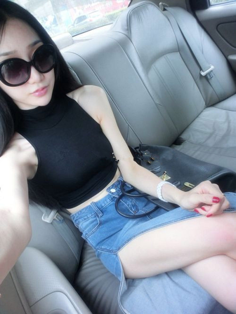冬泉谷 韩版新款女开叉包臀裙显瘦中裙女半身裙牛仔裙一步裙长裙 浅蓝色 S码平时穿2526