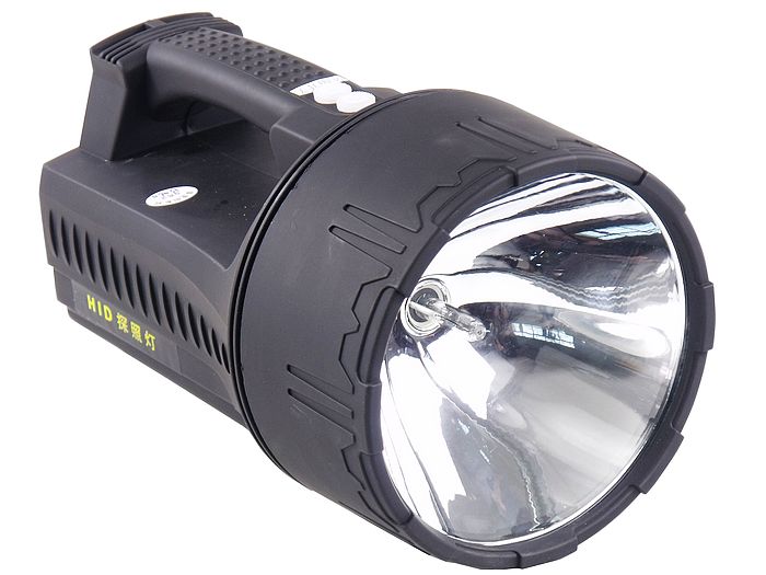 强光氙气手提探照灯40ah锂电池防水夜钓疝气灯12v车载电瓶灯钓鱼灯