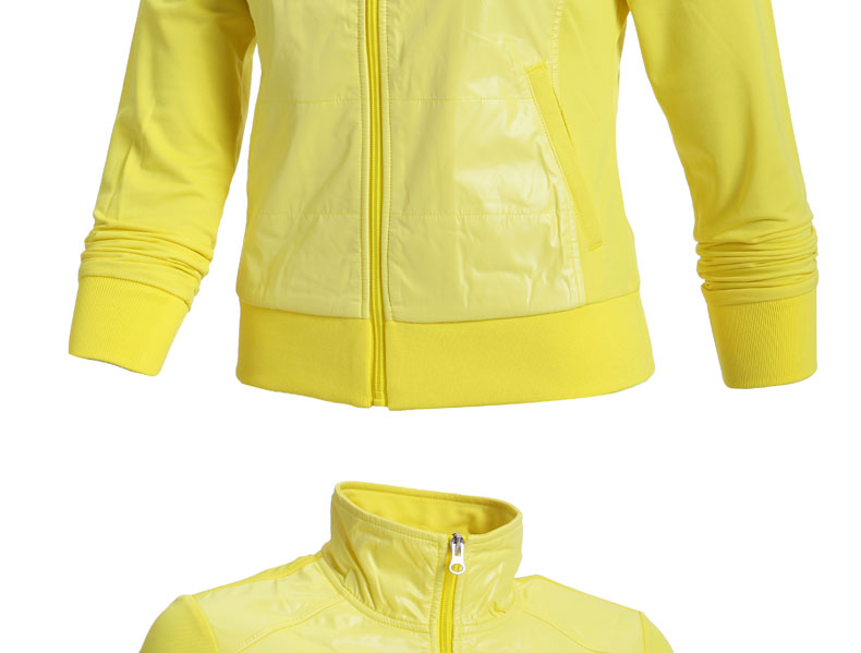 金莱克品牌正品2014春秋季女士休闲开衫卫衣 女款运动服22311028 黑