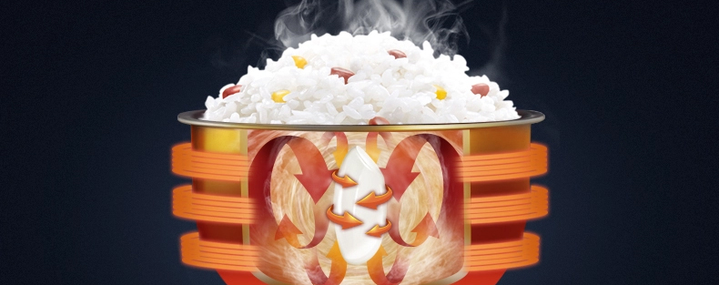 美的（Midea）电饭煲 FZ4085 4L 高端IH电磁加热智能电饭锅 黑银色